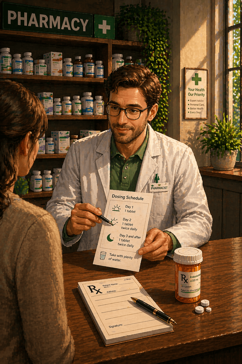 Pharmacist assessment — step in your pharmacy visit